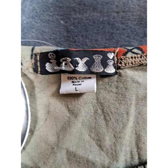 Jayli 100%Cotton Nepal Fair Trade Hippie Boho Psychedelic Mushroom Tank Top Hat - Picture 3 of 8